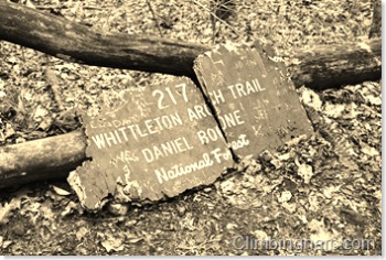Trail to Whittleton Arch