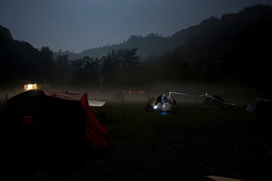 Miguel's Field At Night