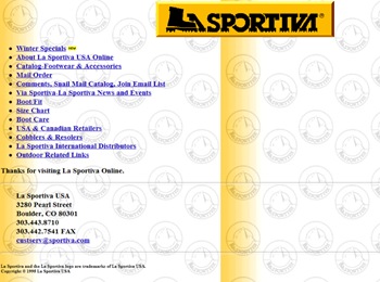 La Sportiva - December 1996