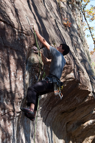 Using the Petzl Nomad at the Red River Gorge