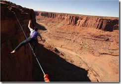 Dean Potter Highline Base Jumping