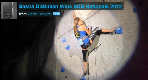 Sasha DiGiulian Winning 2012 SCS Nationals