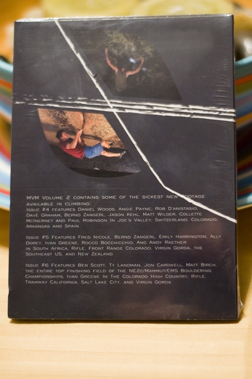 Momentum Video Magazine Volume 2 Back Cover