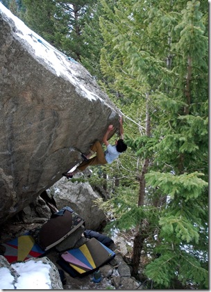 Paul Robinson topping out Midnight Express 
