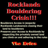 Rocklands Bouldering Crisis