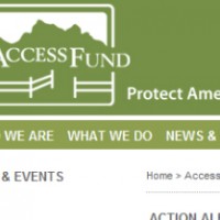 Action Alert Regarding NPS Wilderness Fixed Anchor Proposal